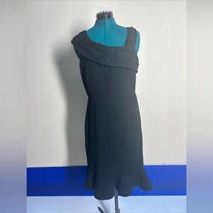 Black Nanette Lepore Dress Size 10 Flare At Bottom